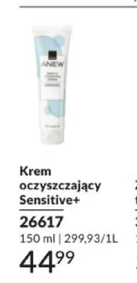 Krem oczyszczający Anew Sensitive+ promocja w AVON