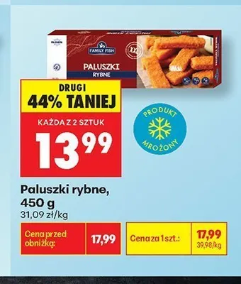 Paluszki rybne Family Fish promocja w Biedronka