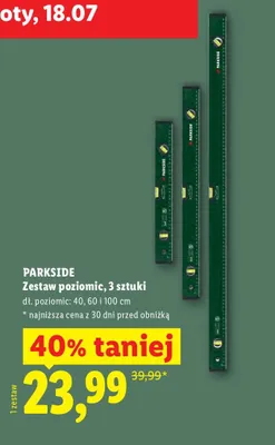 Zestaw poziomic Parkside promocja w Lidl