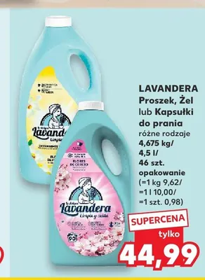Proszek do prania Lavandera promocja w Kaufland
