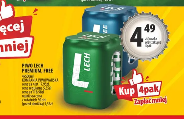 Piwo Lech promocja w Arhelan