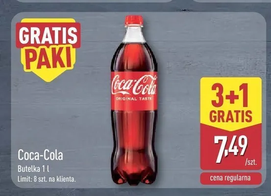Napój gazowany Coca-Cola promocja w Aldi