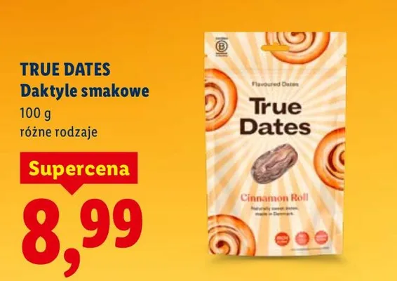 Daktyle smakowe różne rodzaje promocja w Lidl