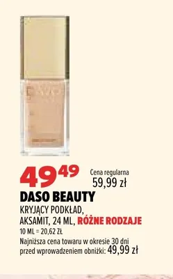 Kryjący podkład Aksamit Daso Beauty promocja w Drogerie Natura