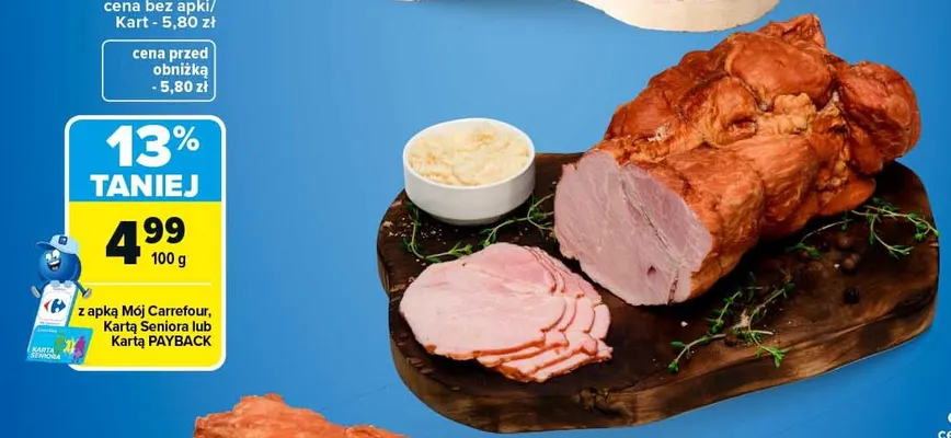 Baleron wędzony Jakość z Natury Carrefour promocja w Carrefour Market