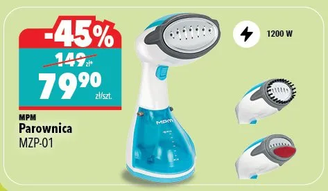 Parownica MZP-01 Mpm promocja w Biedronka Home