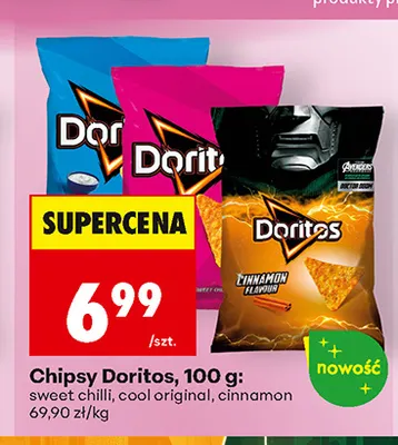 Chipsy Doritos sweet chilli promocja w Biedronka