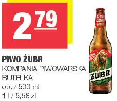 Piwo Żubr promocja w SPAR