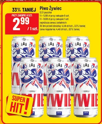 Piwo Żywiec Premium promocja w POLOmarket