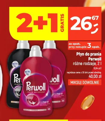 Płyn do prania Perwoll Color promocja w Dealz