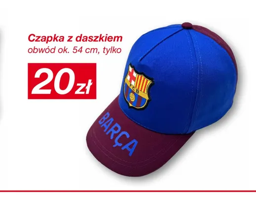 Czapka z daszkiem FC Barcelona promocja w KiK