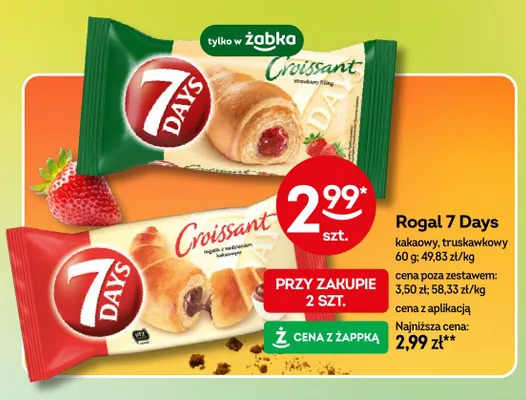 Rogal 7 Days kakaowy promocja w Żabka