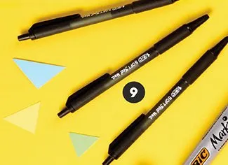 Długopisy automatyczne z czarnym tuszem promocja w Biedronka