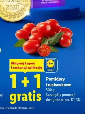 Pomidory truskawkowe promocja w Lidl