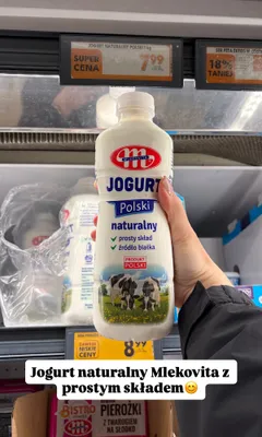 Jogurt naturalny Polski Mlekovita promocja w Biedronka