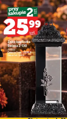 Znicz kapliczka Świeca Z-130 Amikus promocja w TOPAZ