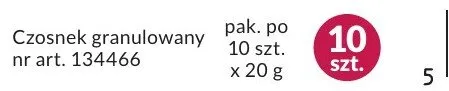 Czosnek granulowany promocja w Makro
