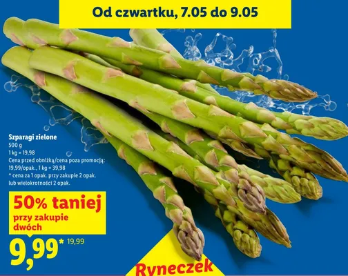 Szparagi zielone promocja w Lidl