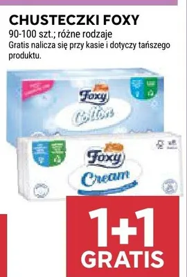 Chusteczki Foxy Cotton promocja w Stokrotka