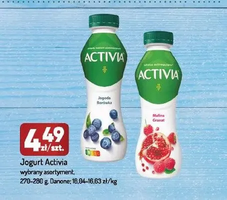 Jogurt Activia malina granat Danone promocja w Avita