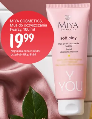 Mus do oczyszczania twarzy Miya Cosmetics promocja w Rossmann