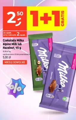 Czekolada Milka promocja w Dealz
