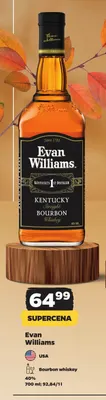 Bourbon whiskey Evan Williams promocja w Netto