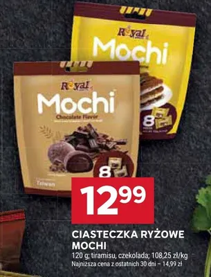 Ciasteczka ryżowe Mochi chocolate flavor promocja w Stokrotka