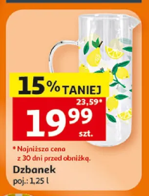 Dzbanek poj.: 1,25l promocja w Auchan