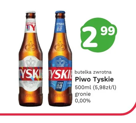 Piwo Tyskie Gronie promocja w Limonka