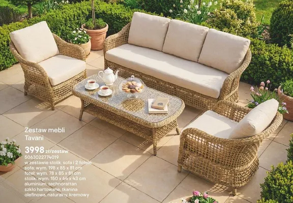 Zestaw mebli Tavani promocja w Castorama