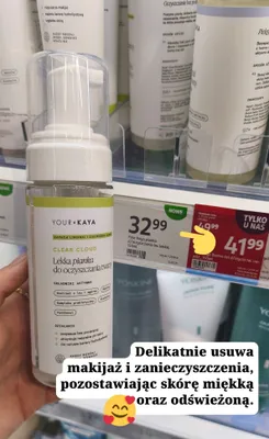 Lekka pianka do oczyszczania twarzy Clear Cloud zapach limonki i zielonego jabłka promocja w Rossmann