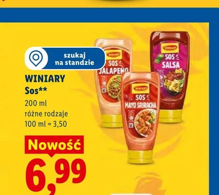 Sos Winiary promocja w Lidl
