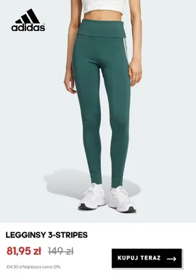 Legginsy Adidas 3-Stripes promocja w Adidas