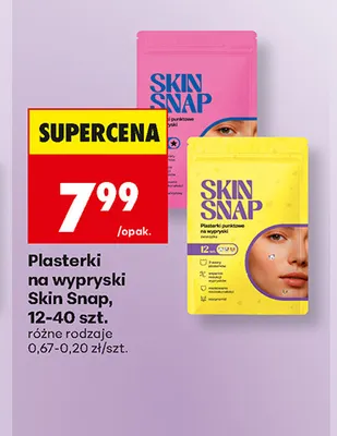 Plasterki na wypryski Skin Snap promocja w Biedronka