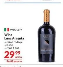 Wino Luna Argenta promocja w Makro