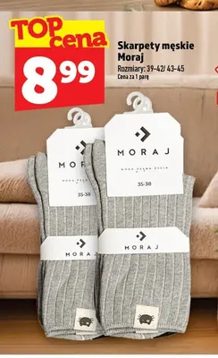Skarpety męskie Moraj promocja w TOPAZ