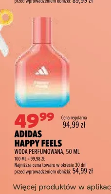 Woda perfumowana Adidas Happy Feels promocja w Drogerie Natura