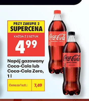 Napój gazowany Coca-Cola promocja w Biedronka