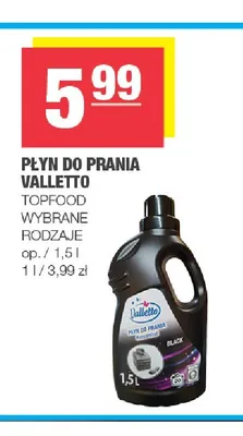 Płyn do prania Valletto promocja w SPAR
