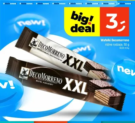 Wafel kakaowy Decomorreno XXL promocja w Dealz