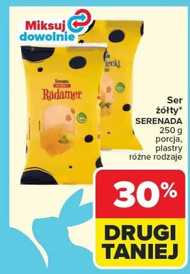 Ser żółty Serenada promocja w Carrefour Market