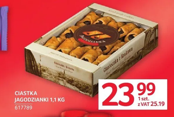 Ciastka Jagodzianki Ciasteczka z Krakowa promocja w Selgros