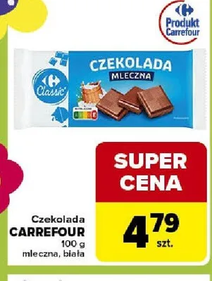 Czekolada mleczna, biała promocja w Globi