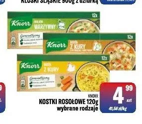 Kostki rosołowe Knorr warzywne promocja w Tomi Markt