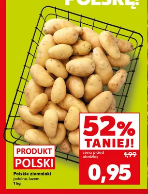 Ziemniaki jadalne polskie promocja w Kaufland