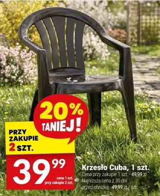 Krzesło Cuba promocja w Twój Market