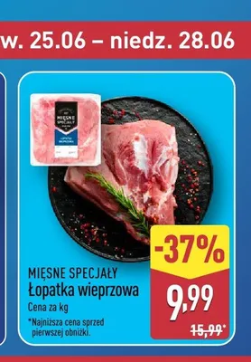 Łopatka wieprzowa Mięsne Specjały promocja w Aldi