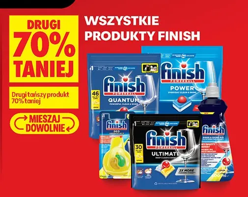 Produkty Finish promocja w Biedronka