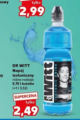 Napój izotoniczny Dr Witt Multifruit promocja w Kaufland